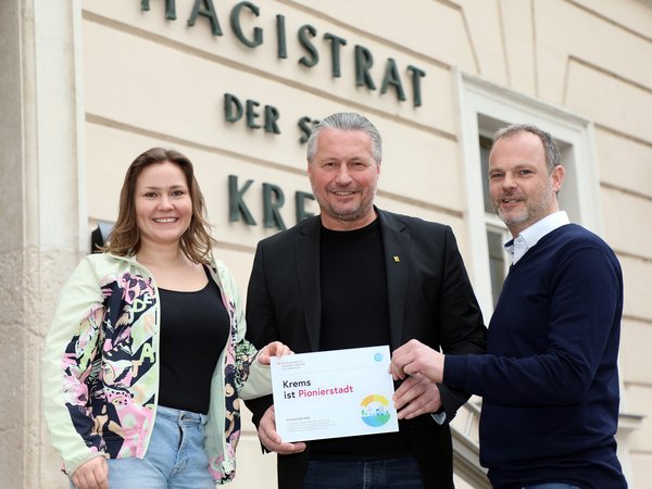 Krems wurde zur Pionierstadt in Klimaschutz in Österreich ausgewählt
